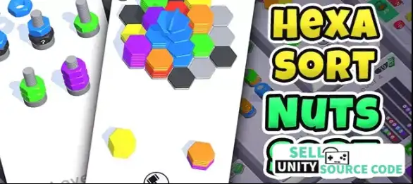Hexa Sort + Nuts Sort | 2 HyperCasual Puzzle Games SellUnitySourceCode source code