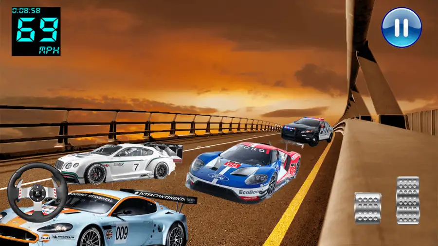 Highway Racers vs Cops SellUnitySourceCode source code