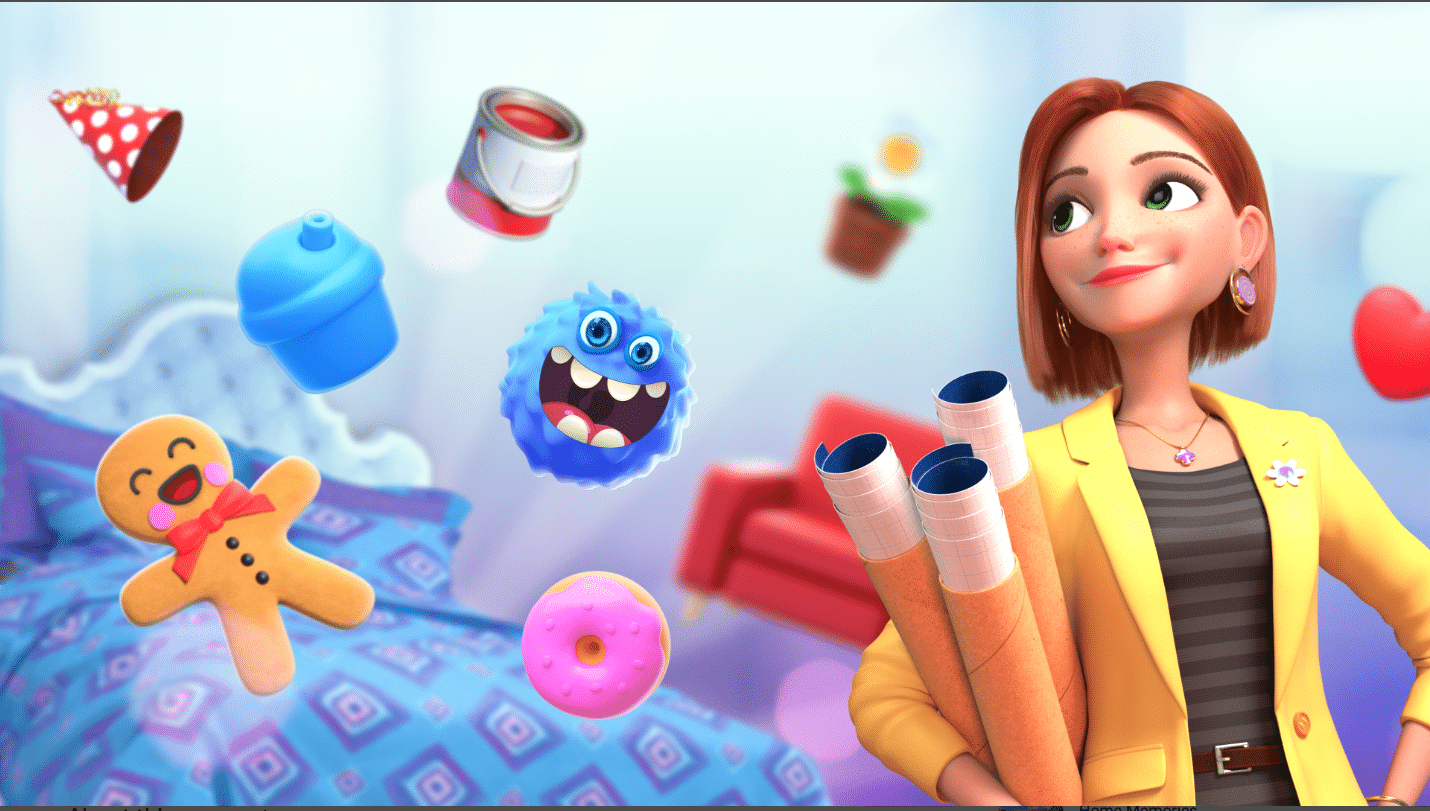 🧩 Home Design Story: Miss Robins – Renovate & Decorate Game Template screenshot 2