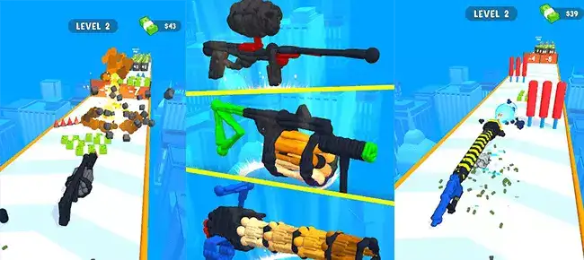 Human Stickman Gun SellUnitySourceCode source code