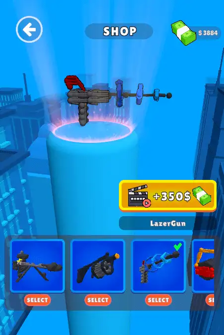 Human Stickman Gun SellUnitySourceCode screenshot 5