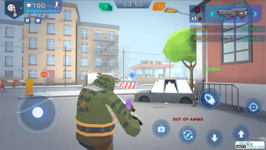 Human vs Alien – Complete Multiplayer Shooter Game  SellUnitySourceCode screenshot 3