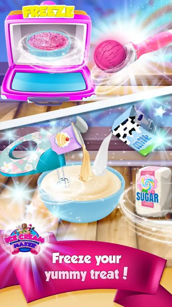 Ice Cream Making Game SellUnitySourceCode  screenshot 5