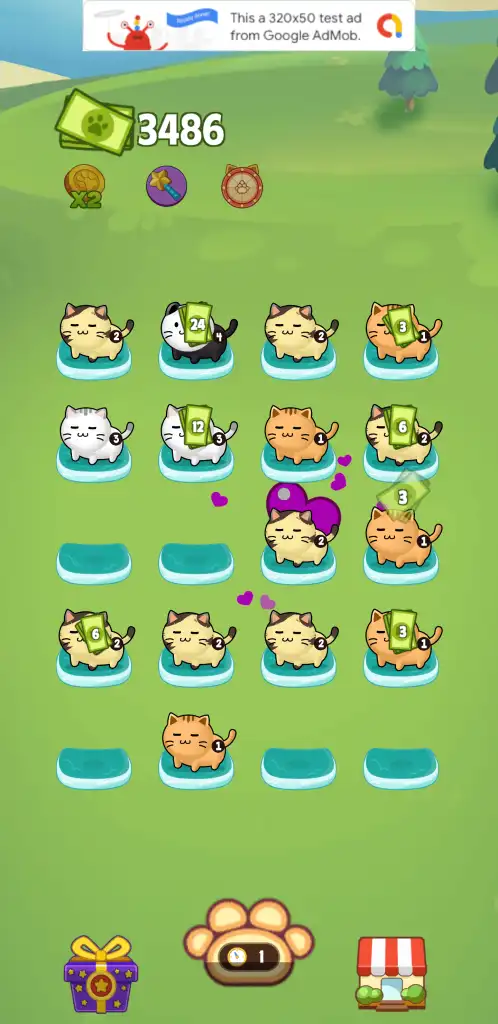 Idle Cat – Merge to Win SellUnitySourceCode screenshot 2