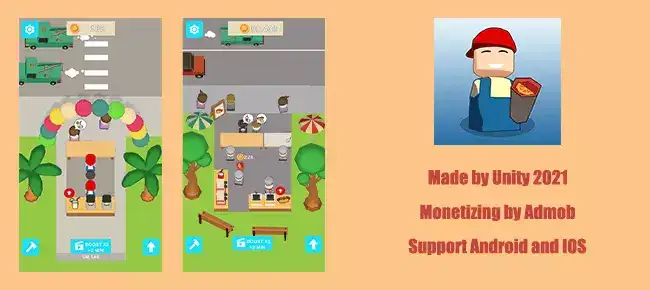 Idle Food Venture SellUnitySourceCode