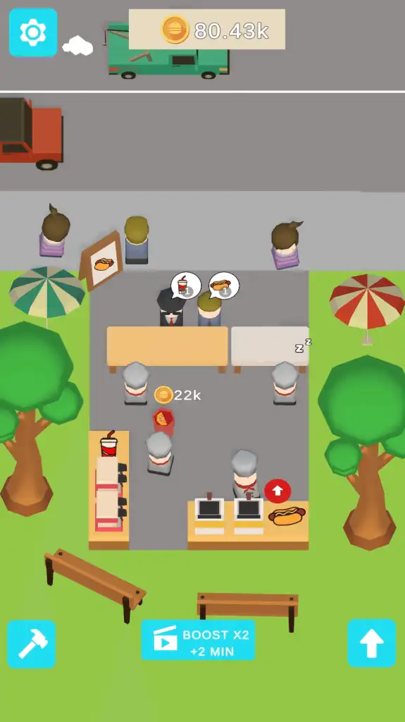 Idle Food Venture SellUnitySourceCode screenshot 3
