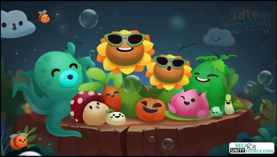 Idle Garden SellUnitySourceCode screenshot 2