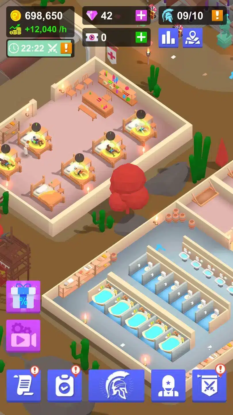 Idle Gladiator Arena SellUnitySourceCode screenshot 4