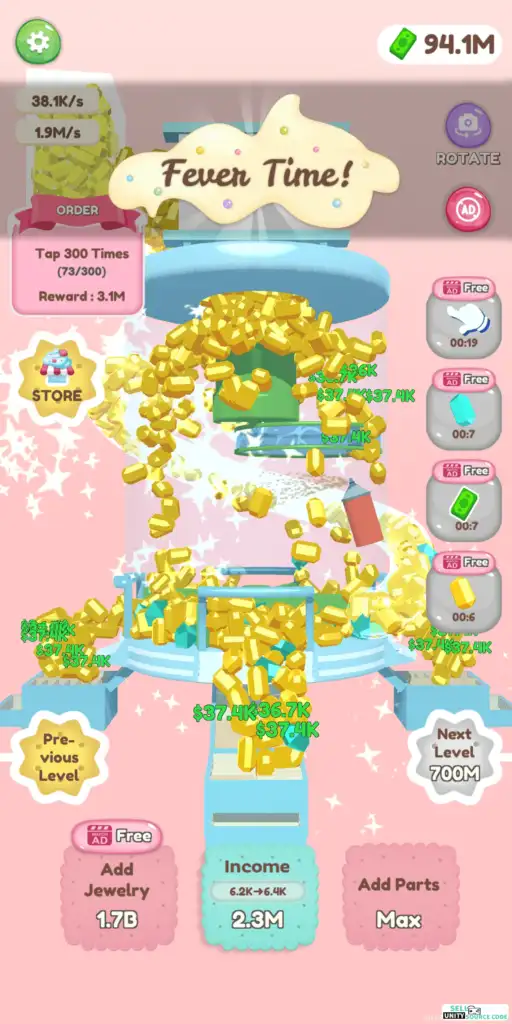   Idle Popcorn Click Master SellUnitySourceCode screenshot 3