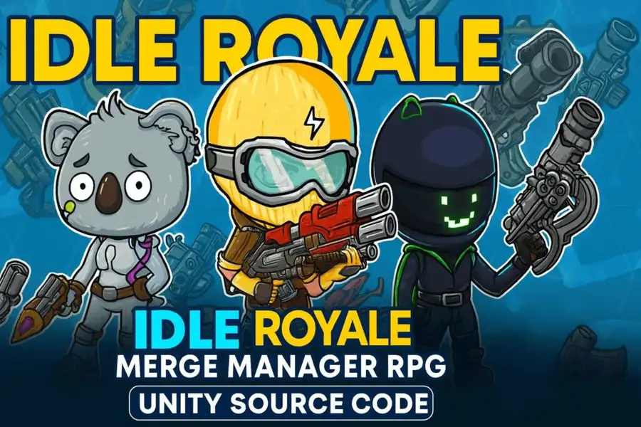 Idle Royale – Merge Manager RPG SellUnitySourceCode source code