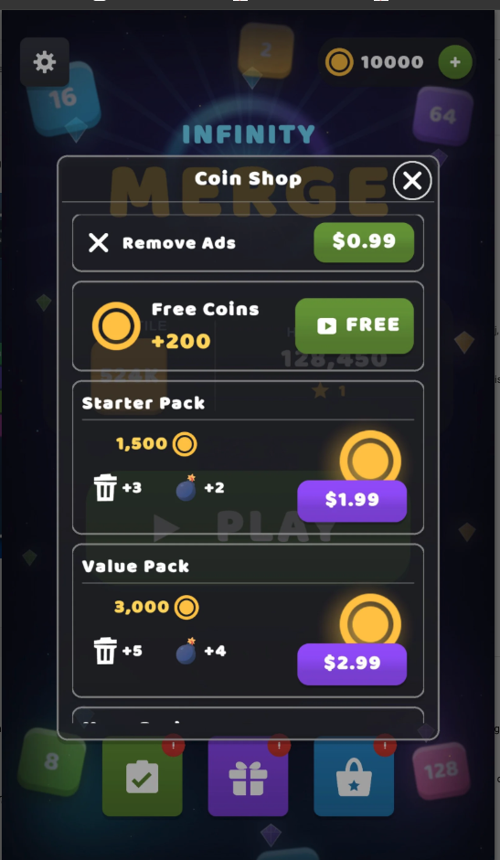 Infinity Number Merging Unity Game Source Code – Number Merge Puzzle screenshot 9