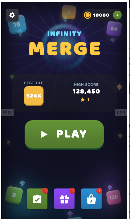 Infinity Number Merging Unity Source Code – Number Merge Puzzle Game | SellUnitySourceCode.com screenshot 11