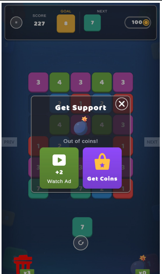 Infinity Number Merging Unity Source Code – Number Merge Puzzle Game | SellUnitySourceCode.com screenshot 12