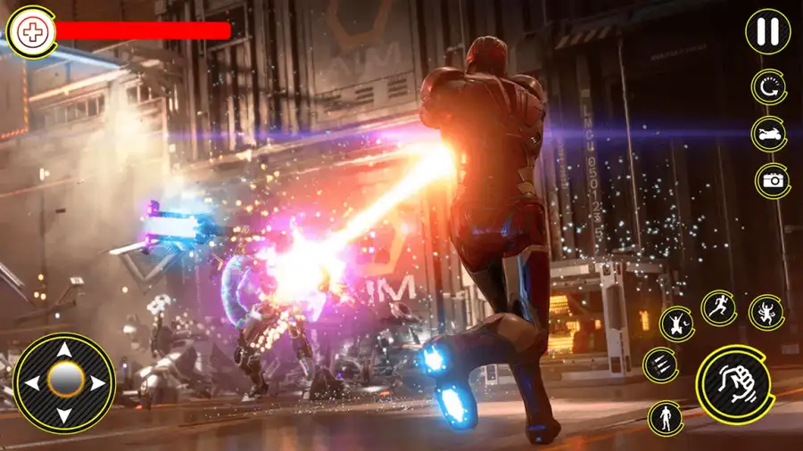 Iron Hero Game Superhero Game SellUnitySourceCode screenshot 3
