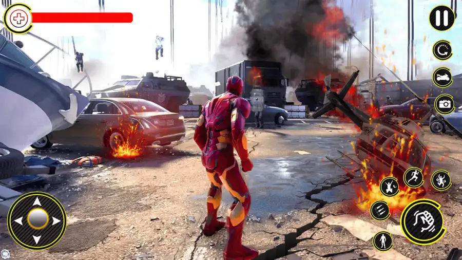Iron Hero Game Superhero Game SellUnitySourceCode screenshot 4