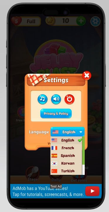 Jelly Crush Unity Source Code – Match 3 Puzzle Game with 2000 Levels | SellUnitySourceCode.com screenshot 12