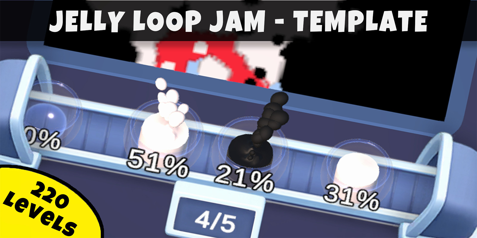 Jelly Loop Jam - Unity Sorting Puzzle source code