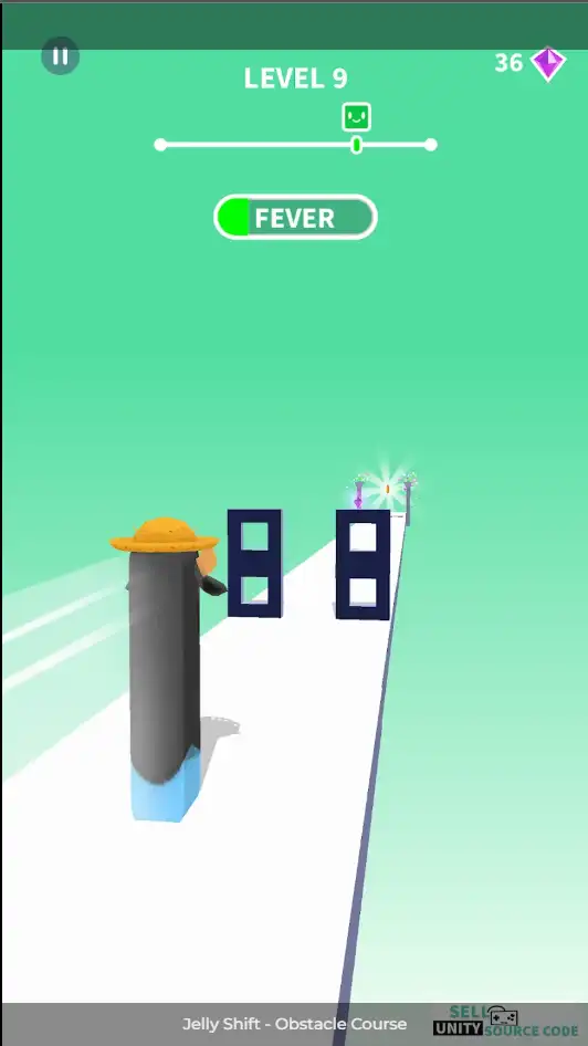 Jelly Shift - Obstacle Course SellUnitySourceCode screenshot 4