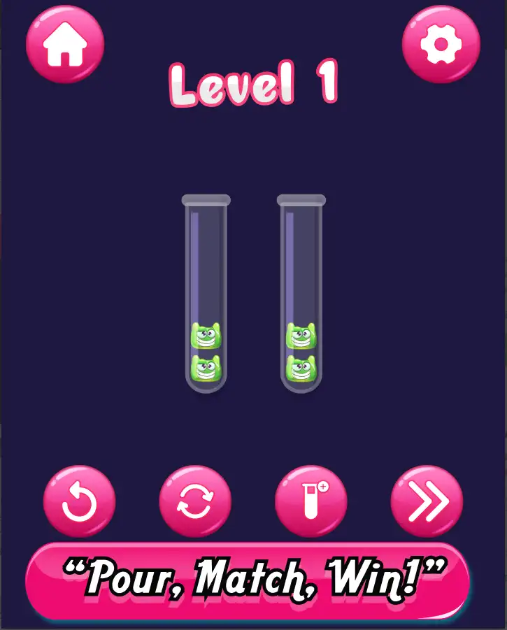 Jelly Sorter Quest – Unity 3D Puzzle Game with Admob Ads screenshot 4