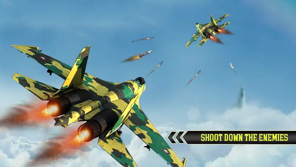 Jet Fighter 3D War – Air Force Combat Unity Template – SellUnitySourceCode.com screenshot 5
