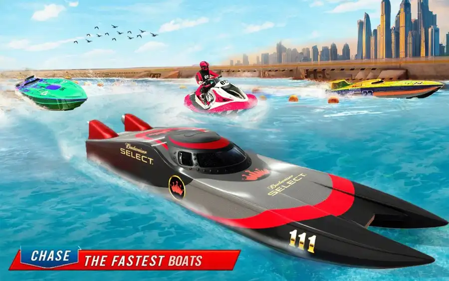 Jet Ski Boat Stunt Racing Game SellUnitySourceCode screenshot 2