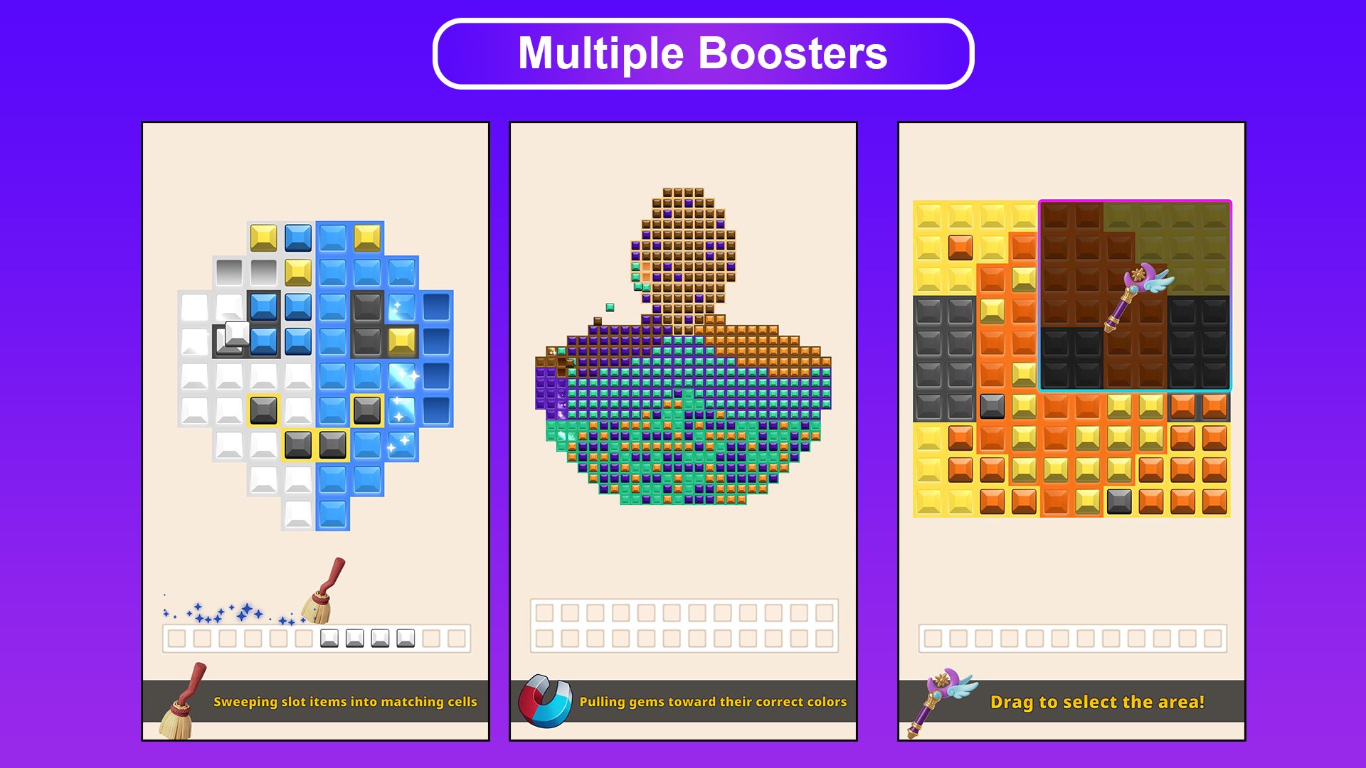 Jewel Tile Sorting Template - Level Editor screenshot 3