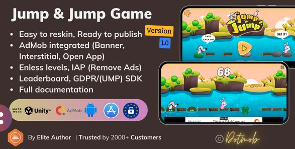 Jump &amp; Jump - Unity Complete Game source code
