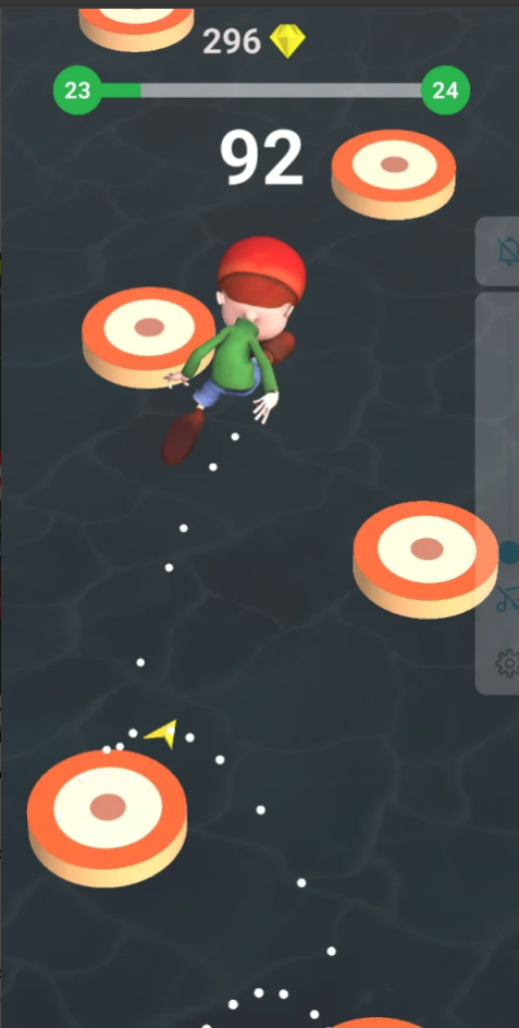 Jump Buddy Unity Source Code – Endless One-Tap Jump Game Template for Android &amp; iOS screenshot 4