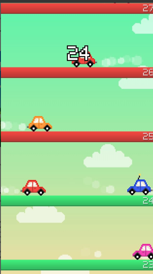 Jump Car - Car Platform Jumper Unity Game screenshot 3