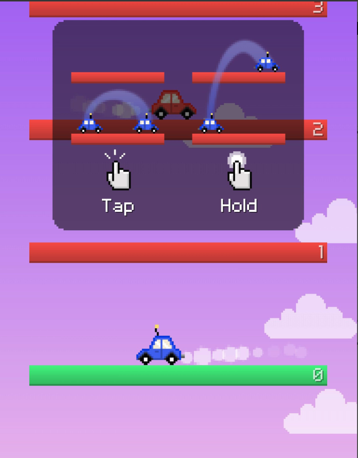 Jump Car - Car Platform Jumper Unity Game screenshot 5