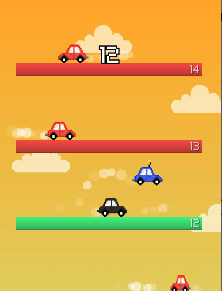 Jump Car - Car Platform Jumper Unity Game screenshot 6