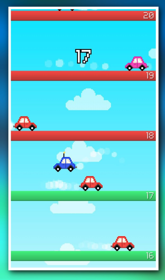 Jump Car - Car Platform Jumper Unity Game screenshot 8