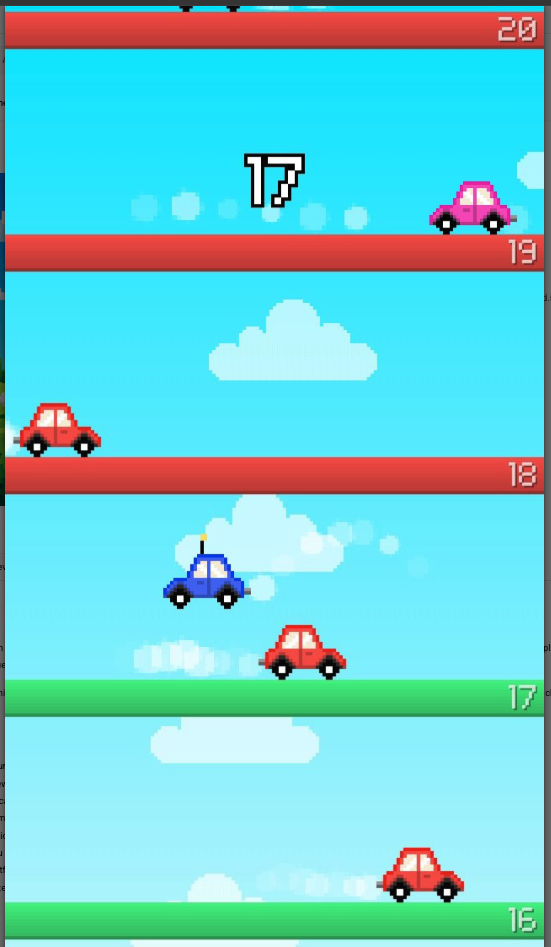 Jump Car - Car Platform Jumper Unity Game screenshot 11