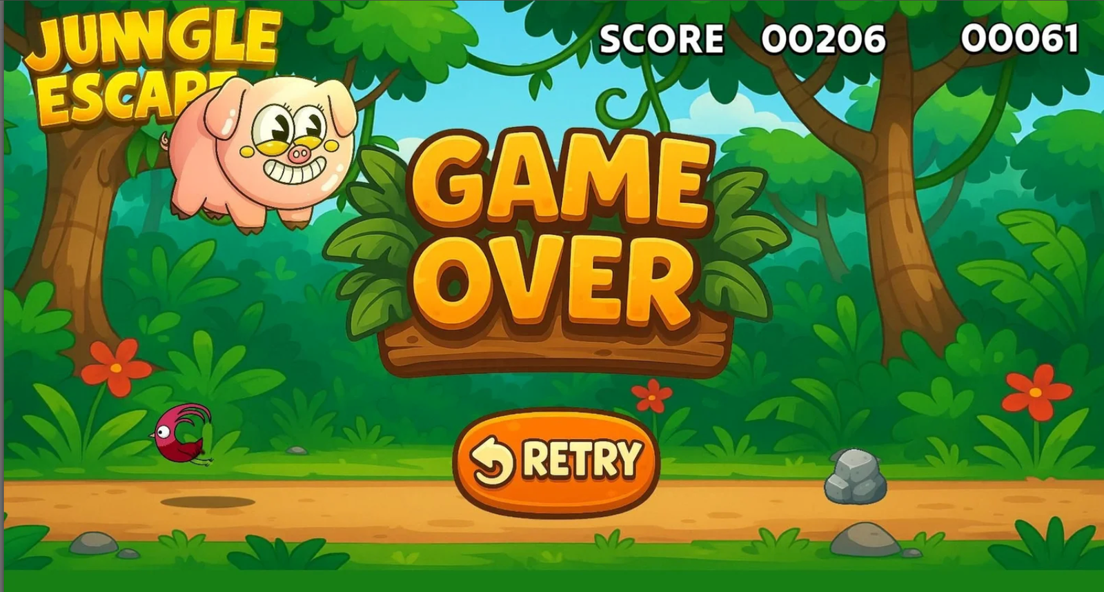 Jungle Escape - Pig Adventure screenshot 3