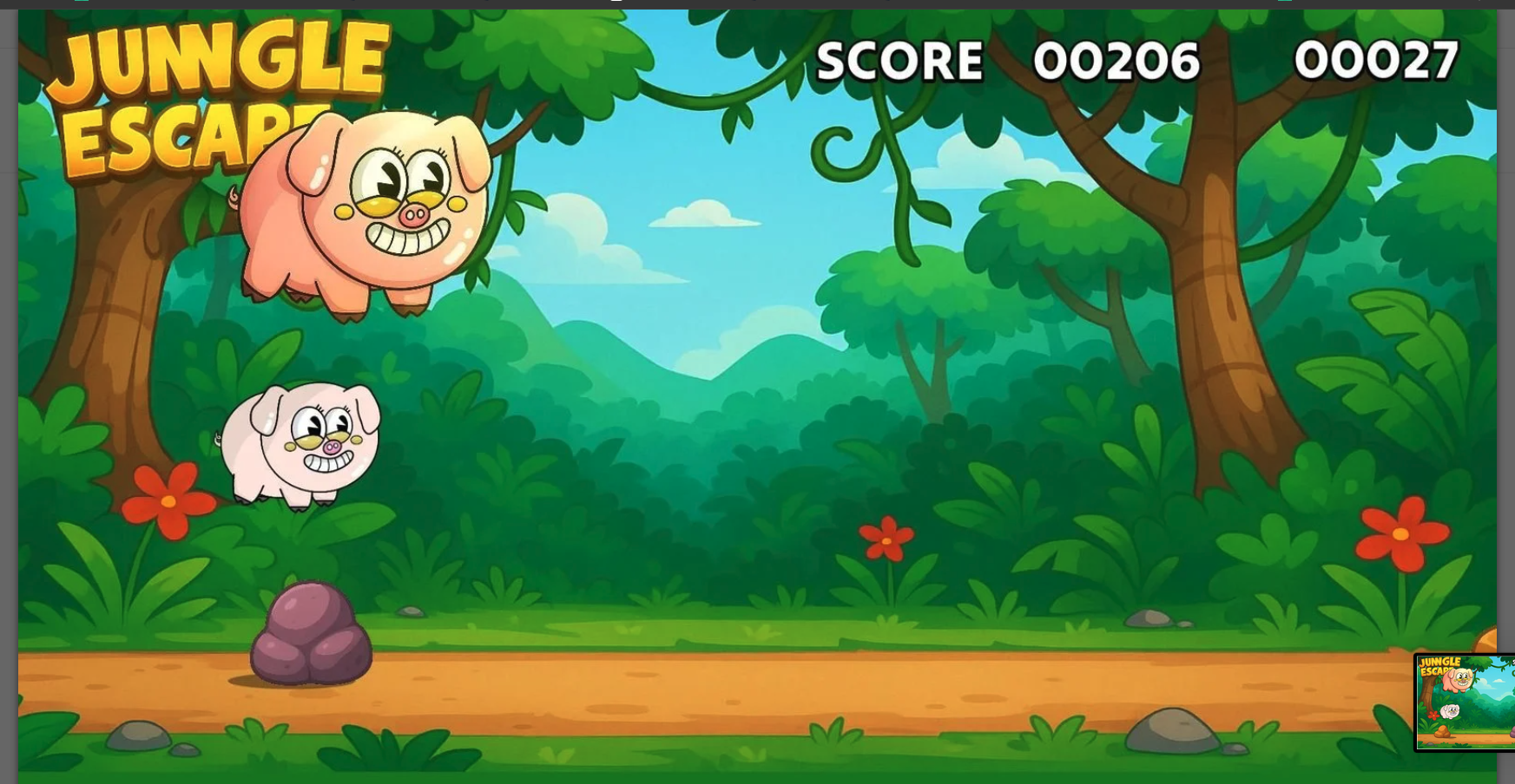 Jungle Escape - Pig Adventure screenshot 4