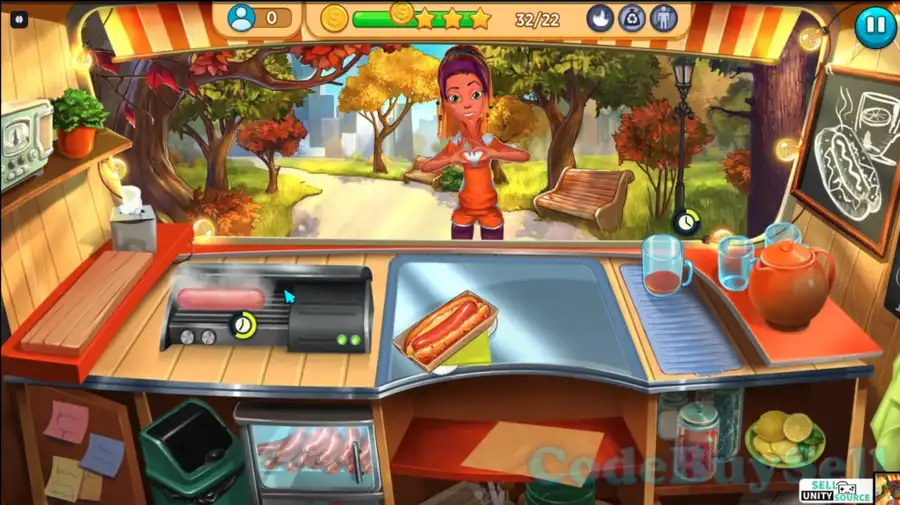 Kates Cooking Adventure SellUnitySourceCode screenshot 2