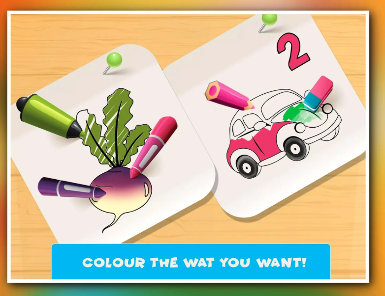 Kids Coloring Draw Paint screenshot 3