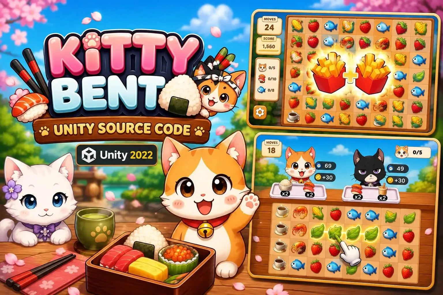 Kitty Bento Unity Source Code screenshot 7