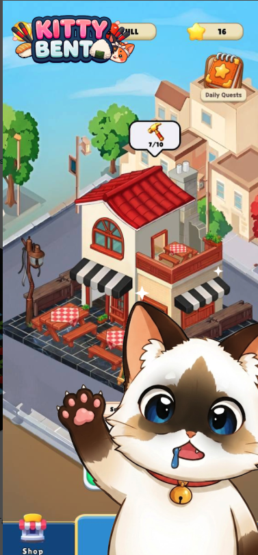 Kitty Bento Unity Source Code – Cute Food Matching Puzzle Game | SellUnitySourceCode.com screenshot 6