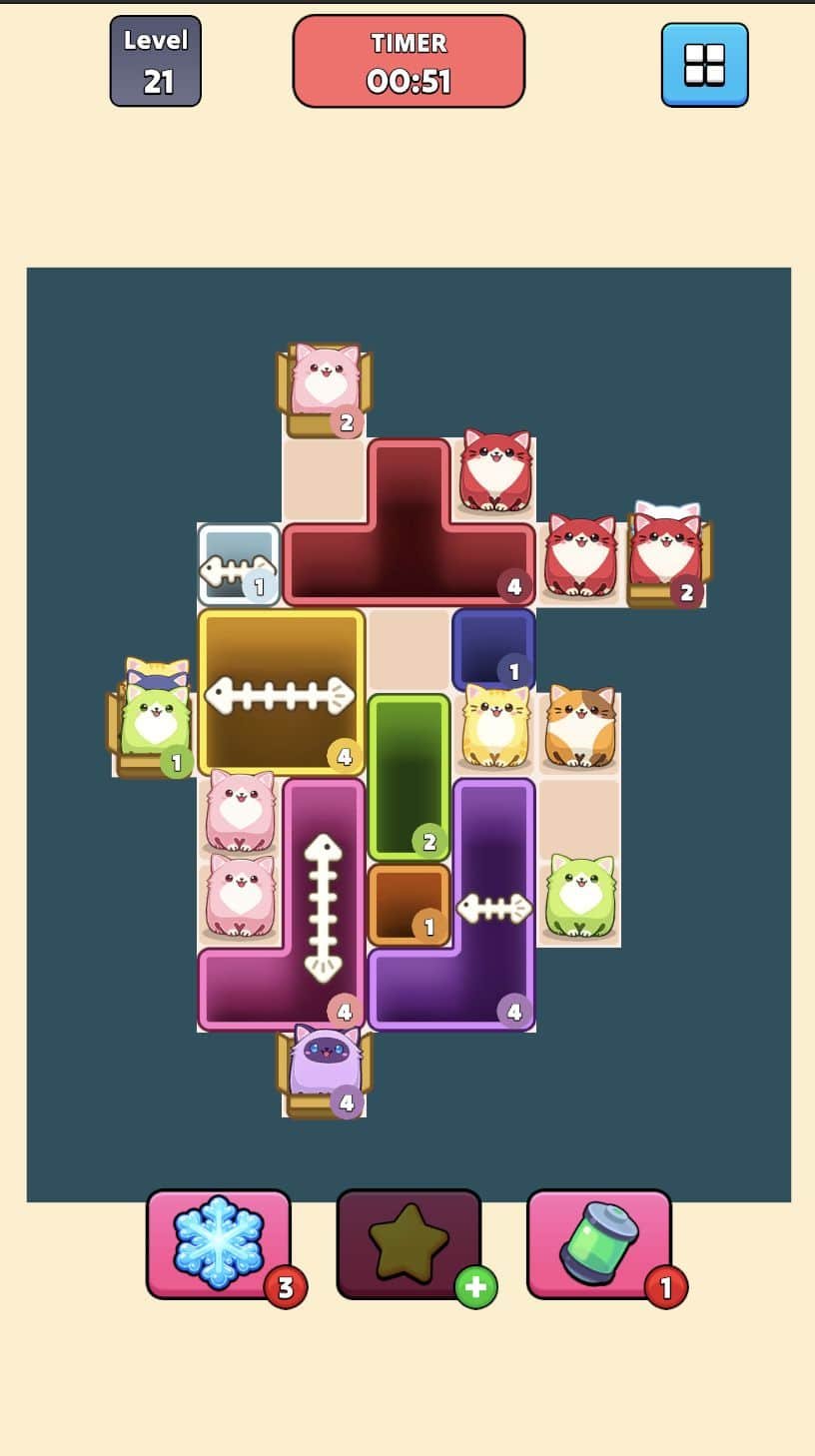 Kitty Hole Jam Unity Source Code – 1000+ Levels Premium Cat Puzzle Game screenshot 3