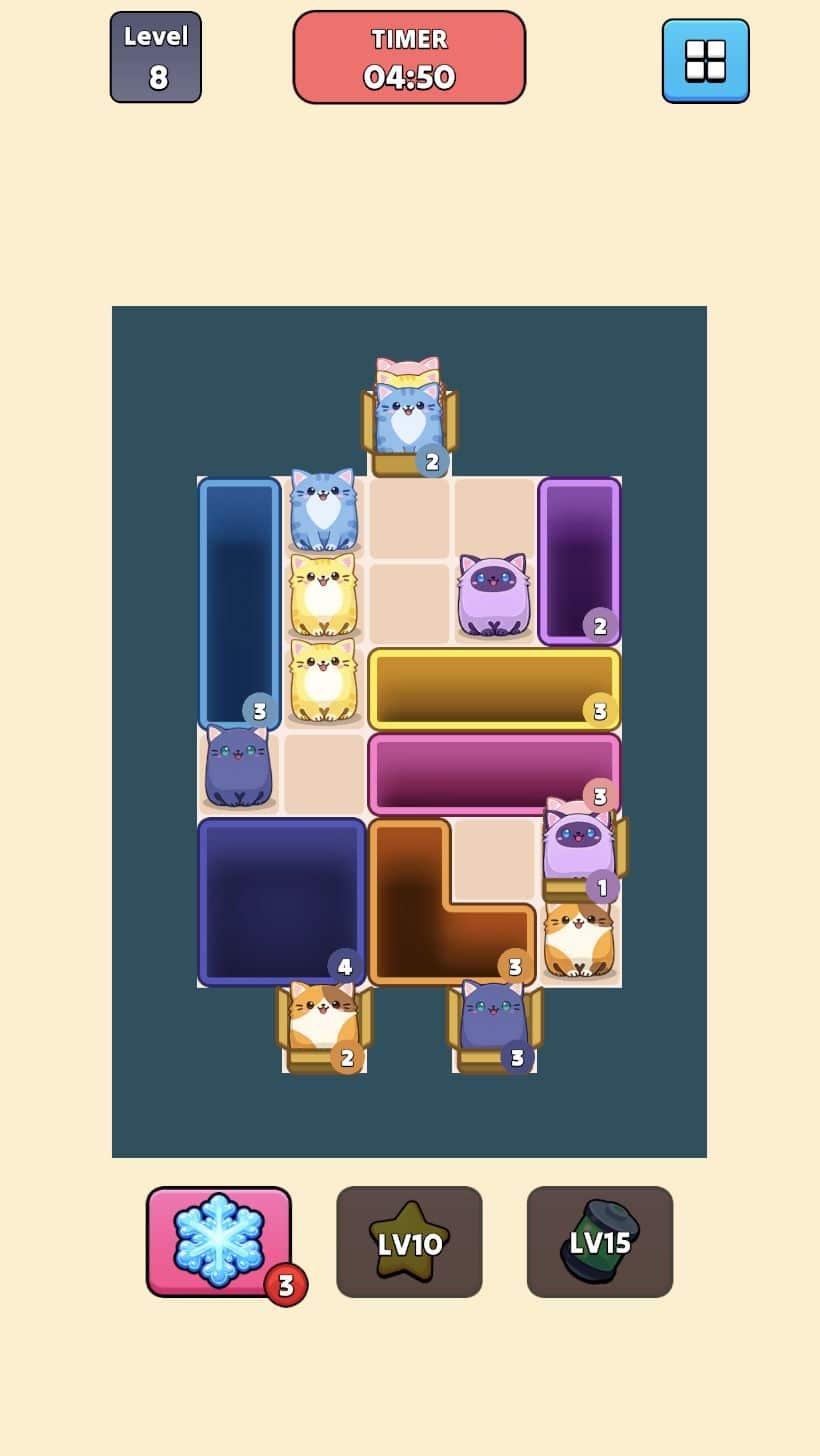 Kitty Hole Jam Unity Source Code – 1000+ Levels Premium Cat Puzzle Game screenshot 4