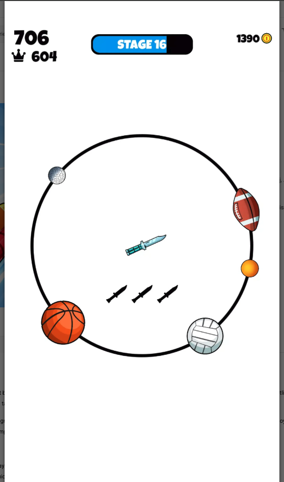 Knife vs Balls Unity Game Source Code – Ball Slicing Arcade Game screenshot 4