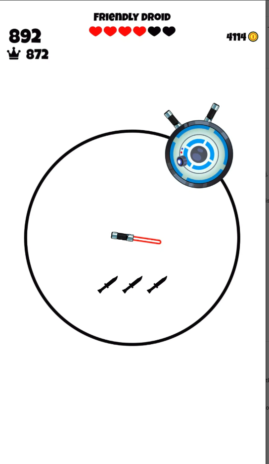 Knife vs Balls Unity Game Source Code – Ball Slicing Arcade Game screenshot 6