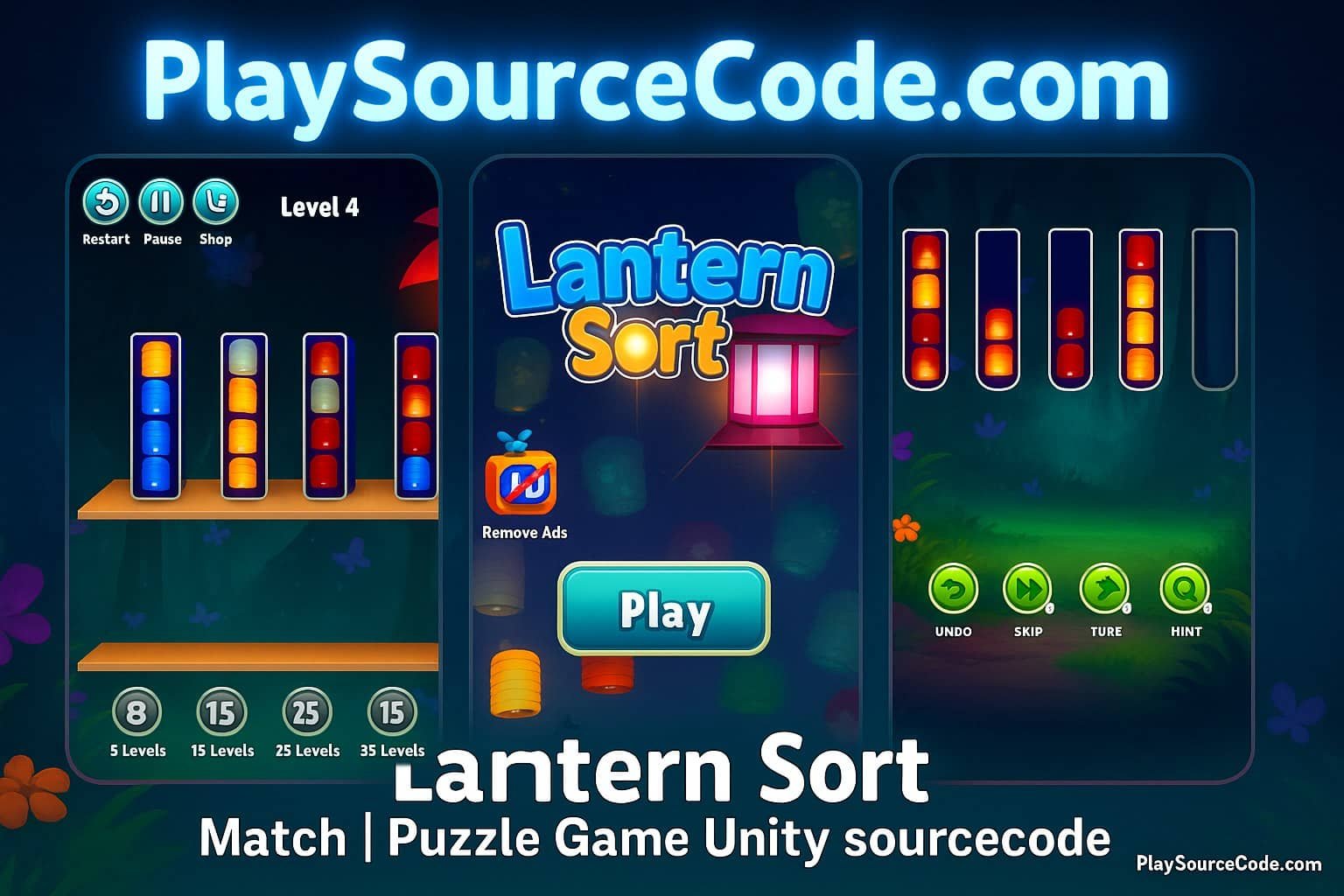 Lantern Sort Match | Puzzle Game Unity sourcecode screenshot 5
