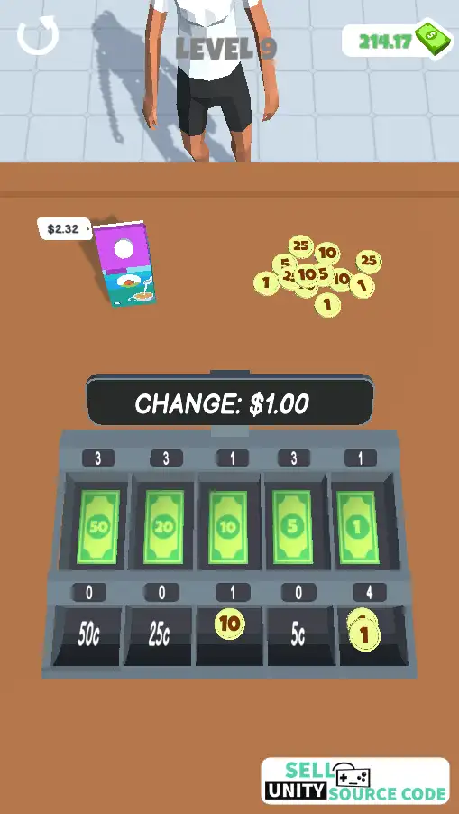 Let’s be cashier 3D SellUnitySourceCode screenshot 3