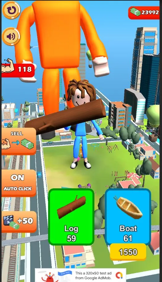 Lifting Hero 3D Game Unity Source Code screenshot 3