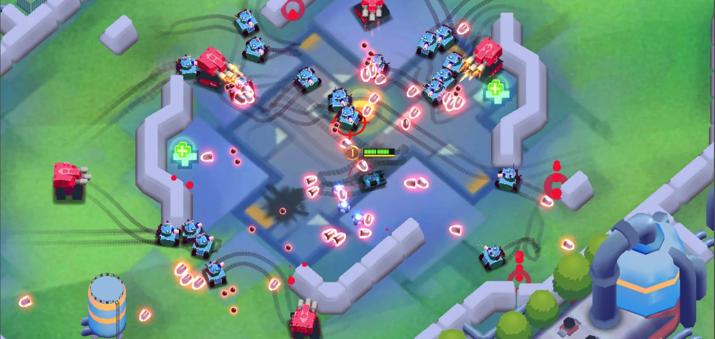 Loony Tanks Unity Source Code – Arcade Tank Battle Game Template for Android &amp; iOS screenshot 3