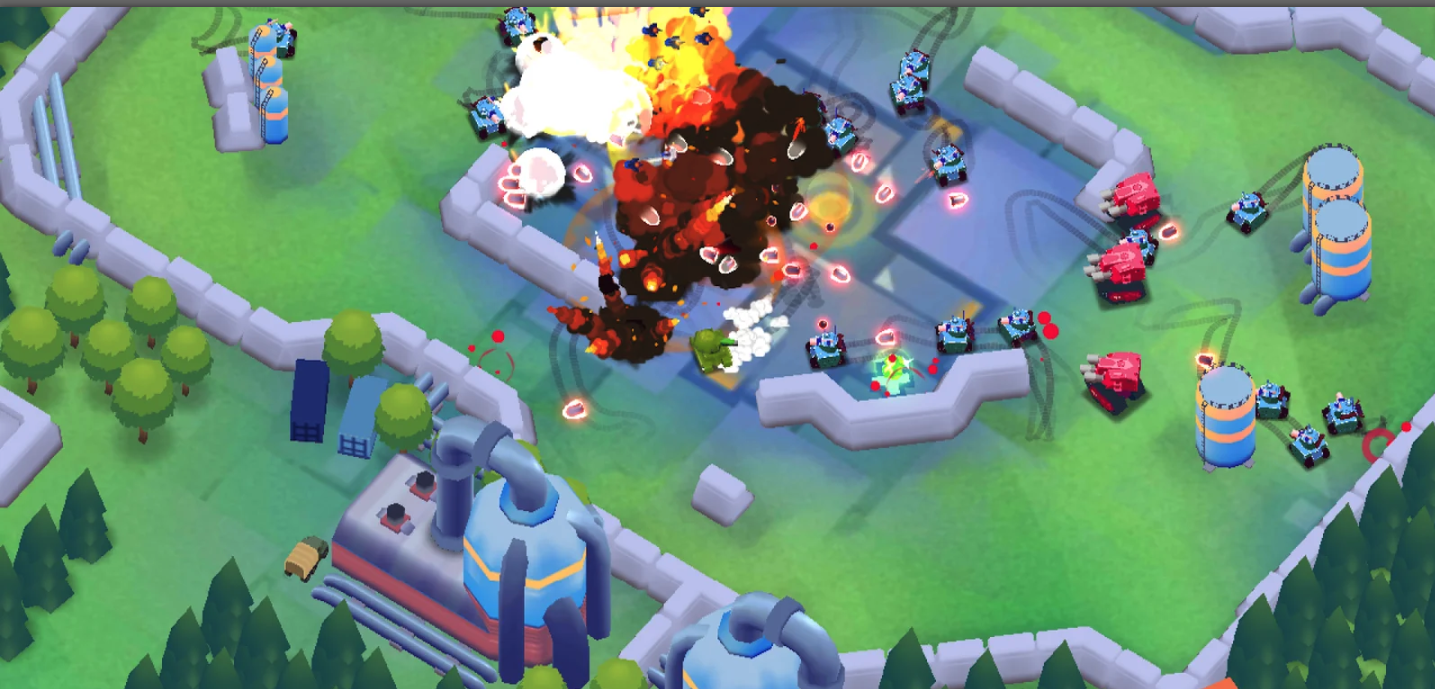 Loony Tanks Unity Source Code – Arcade Tank Battle Game Template for Android &amp; iOS screenshot 7