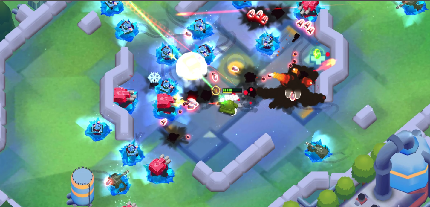 Loony Tanks Unity Source Code – Arcade Tank Battle Game Template for Android &amp; iOS screenshot 10