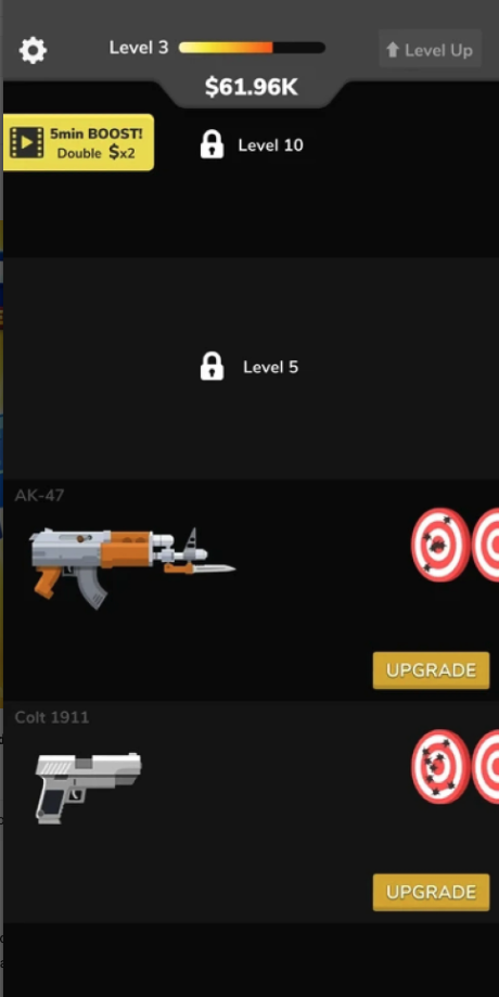 Lord of Gun: Money Clicker Tycoon Unity Source Code – Idle Factory Simulator Game screenshot 5